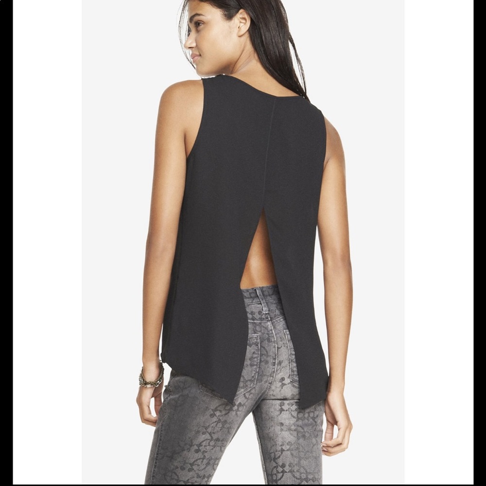 Express Tank Top | slit back tank top